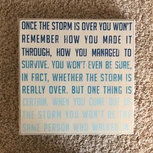 wall art can be hung up or can stand on its own